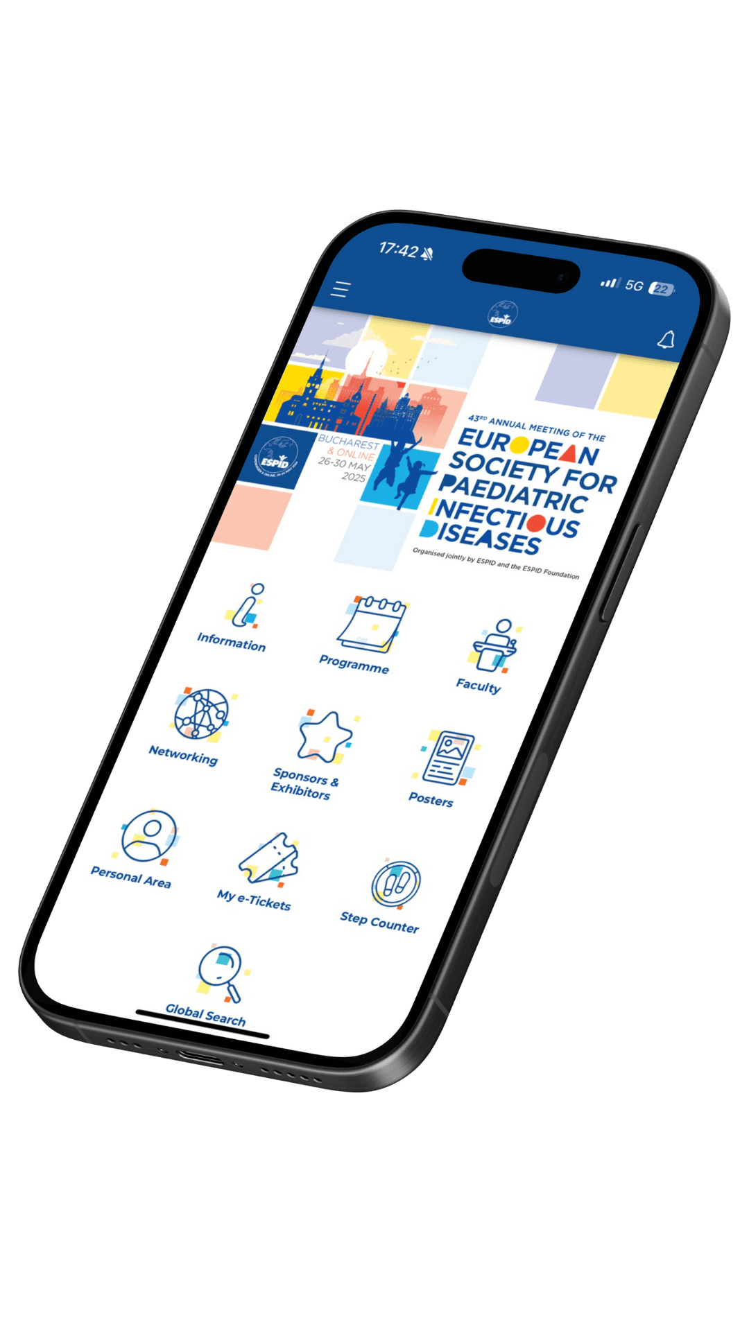 ESPID 2025 APP MOCKUP